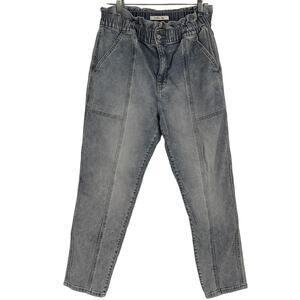 Willow + Root Women's Ruffle Cinch High Rise Jeans Size 32